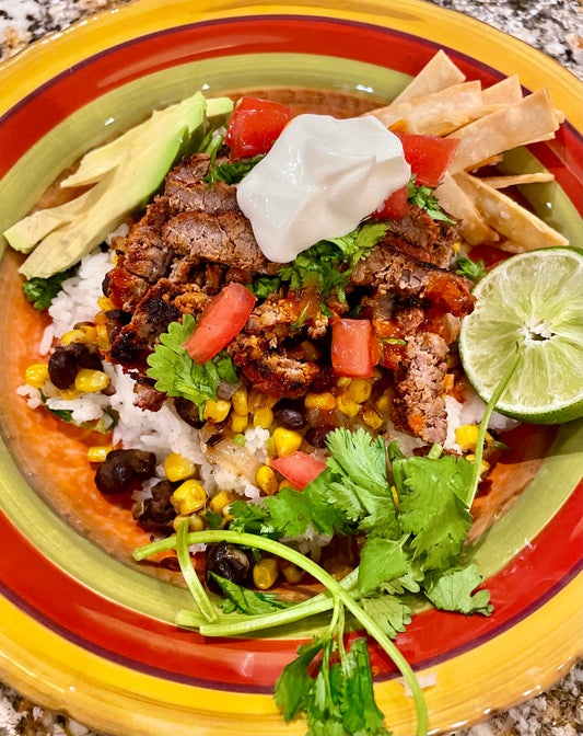 BBB's (Beef Burrito Bowls)