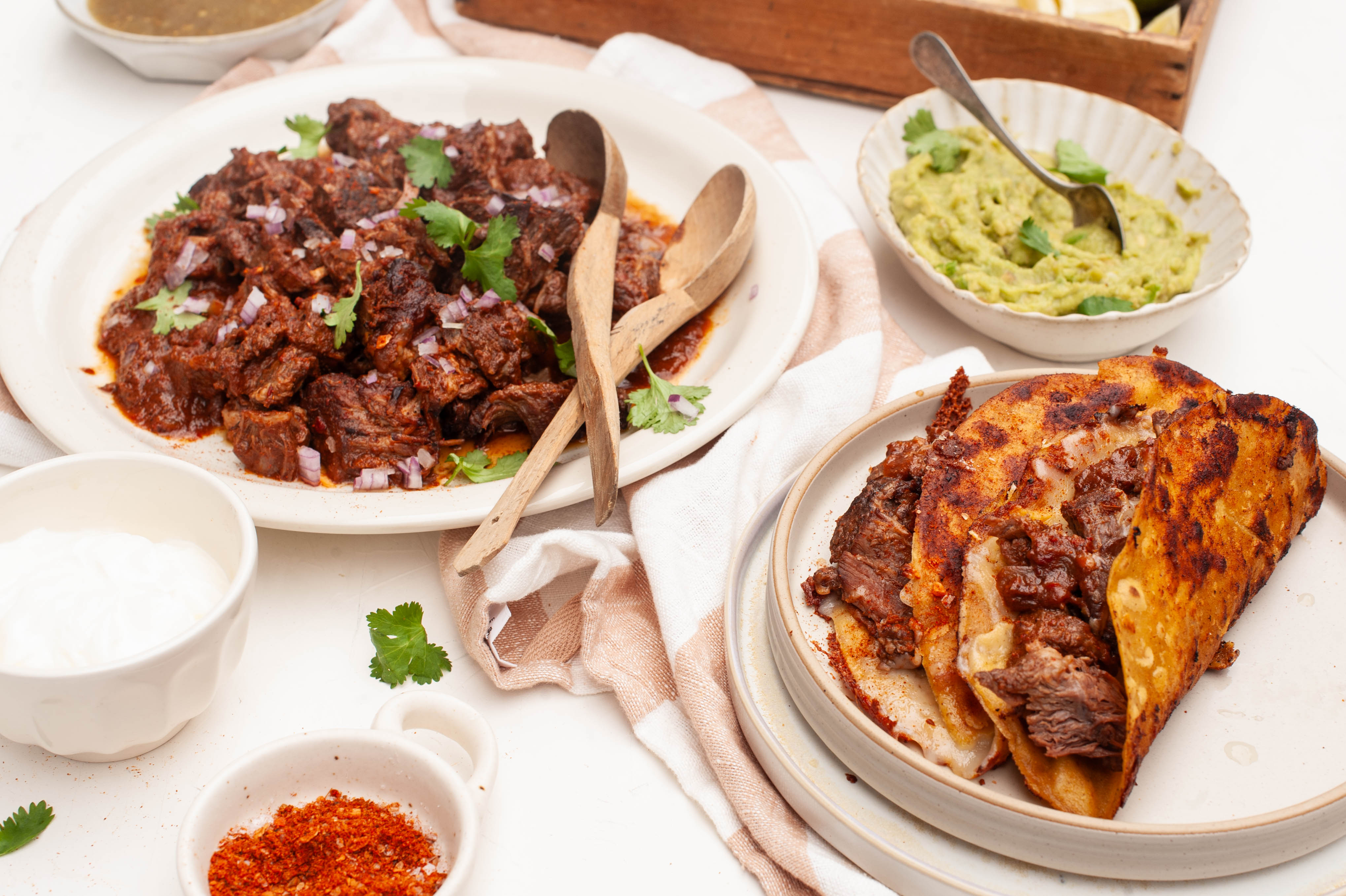 Rocking R Rocking R Beef Tacos with Smoky Chipotle Sauce