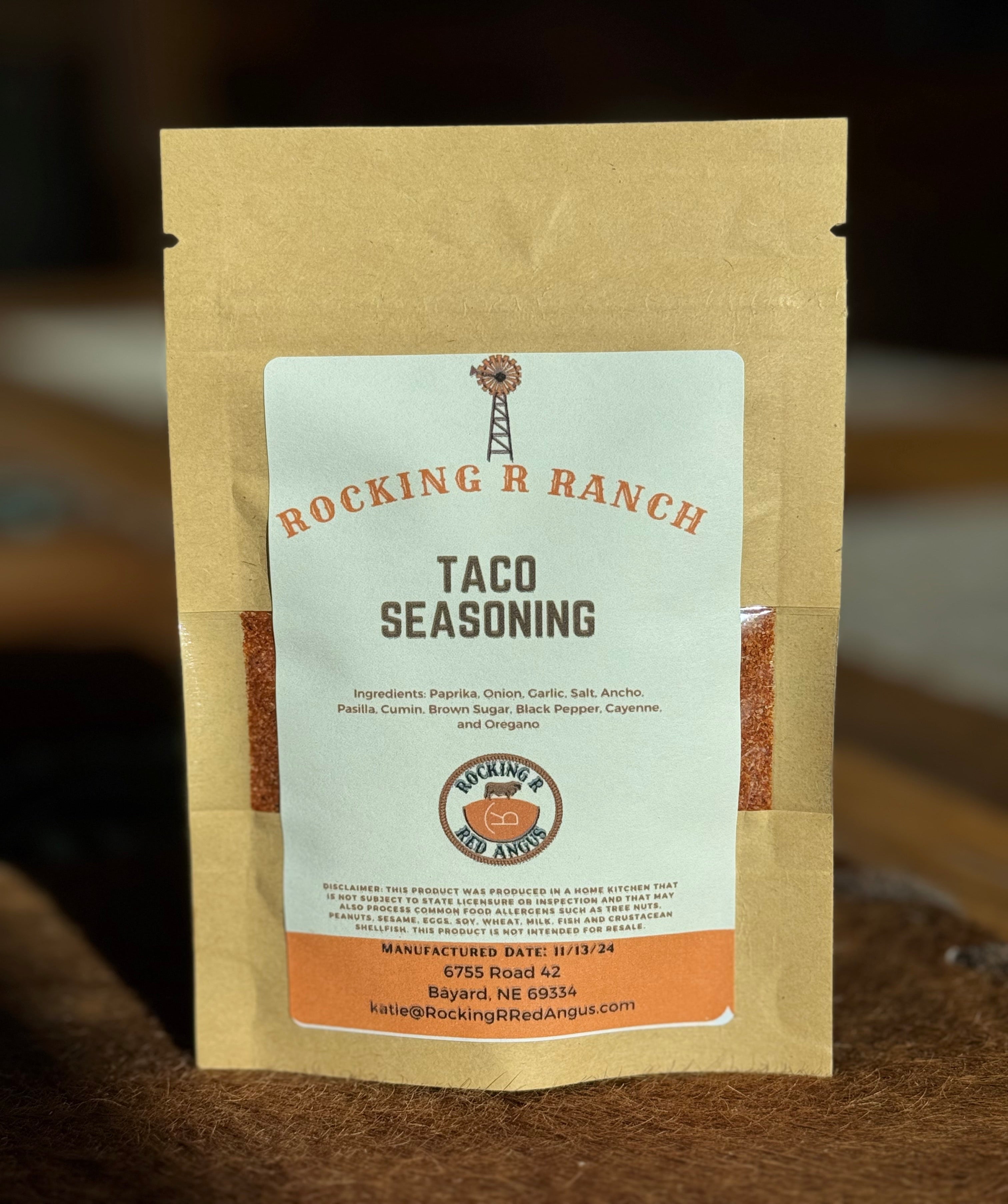 Tl Roach Rocking R Brand Taco Seasoning – Rocking R Beef