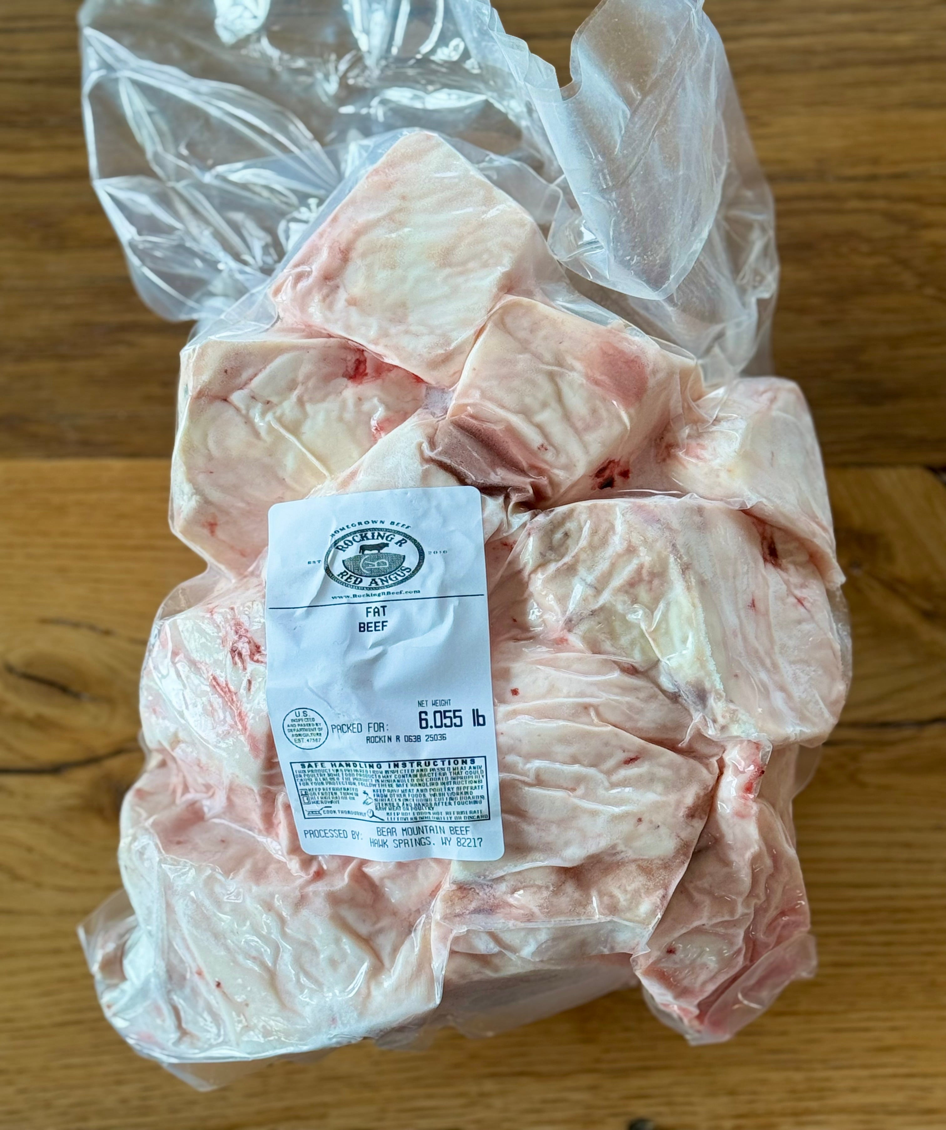 Rocking R Outline Image Beef Fat (Tallow) – Rocking R Beef