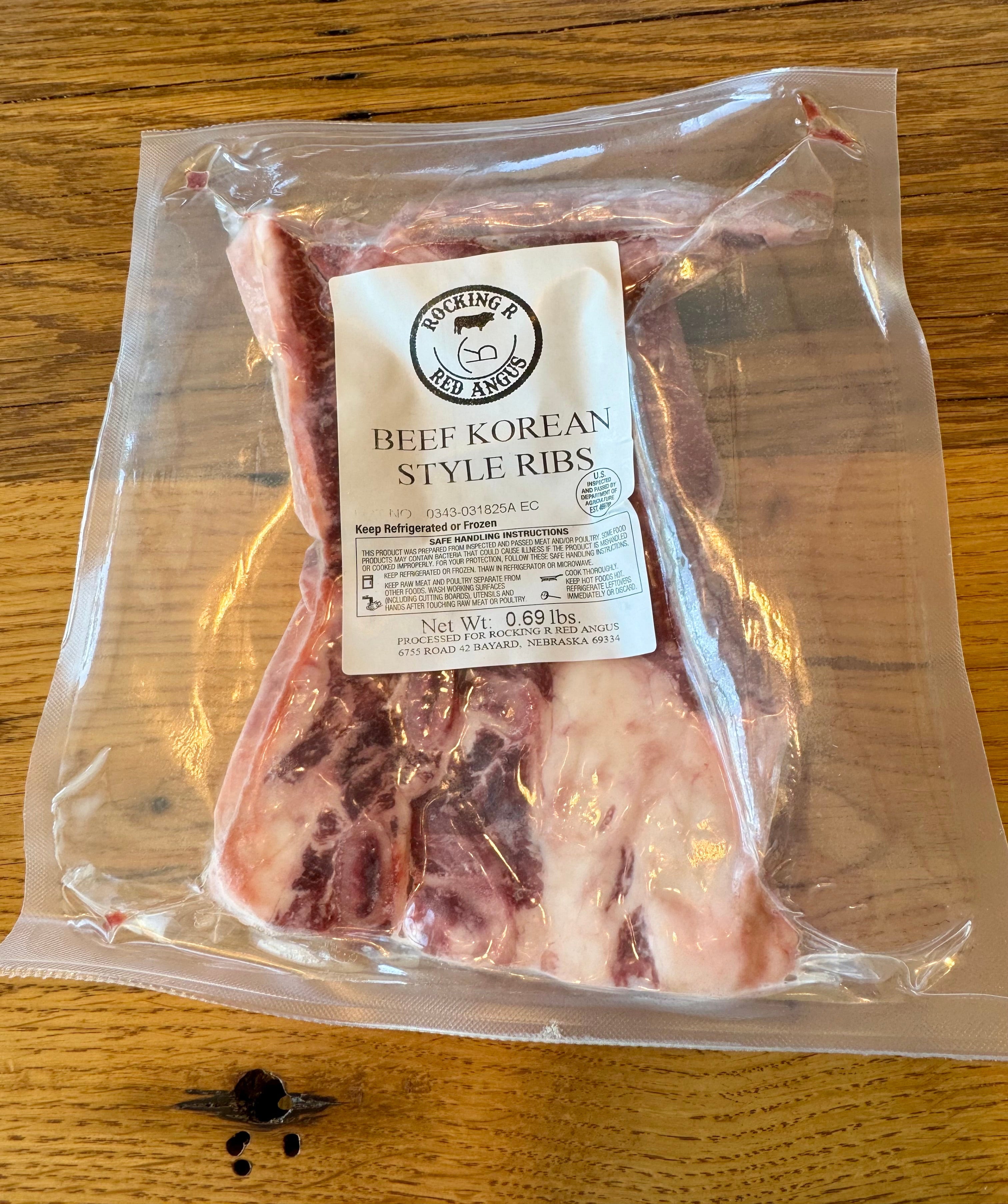 Korean Style Ribs – Rocking R Beef