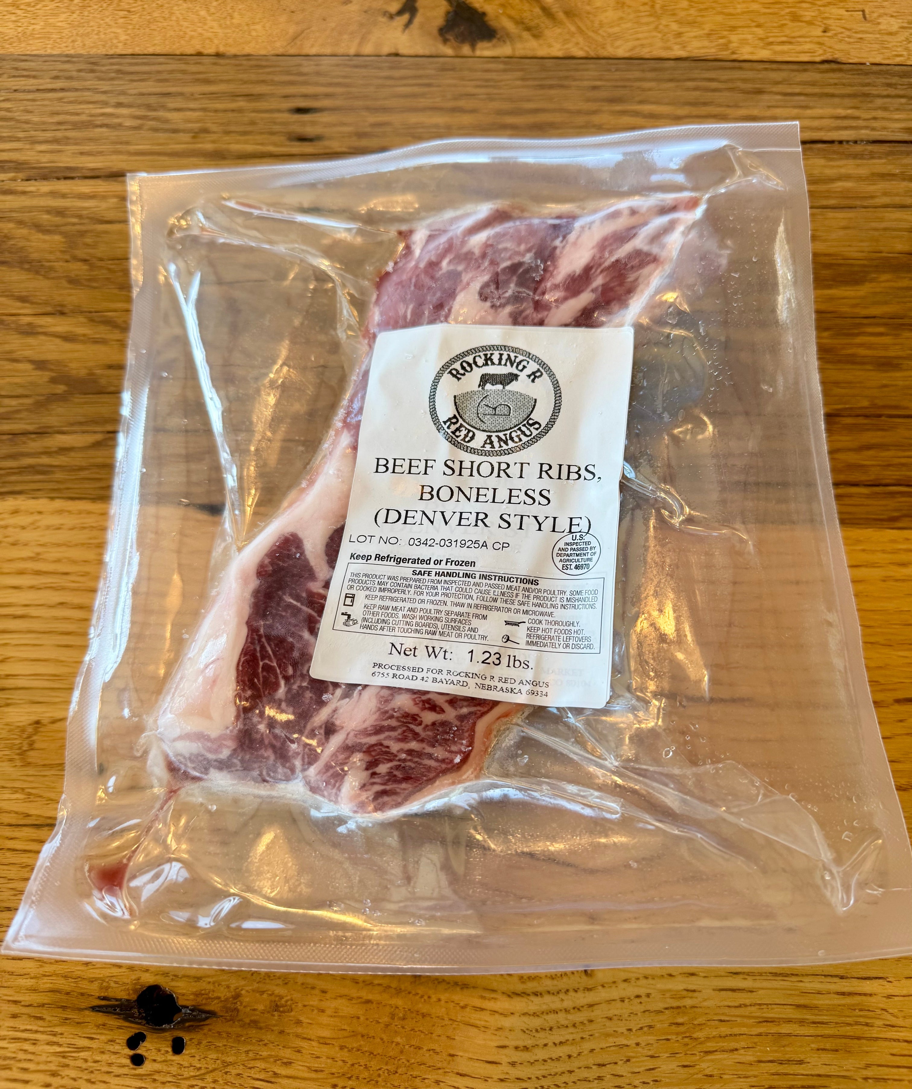 Denver Style Short Ribs (Boneless) – Rocking R Beef