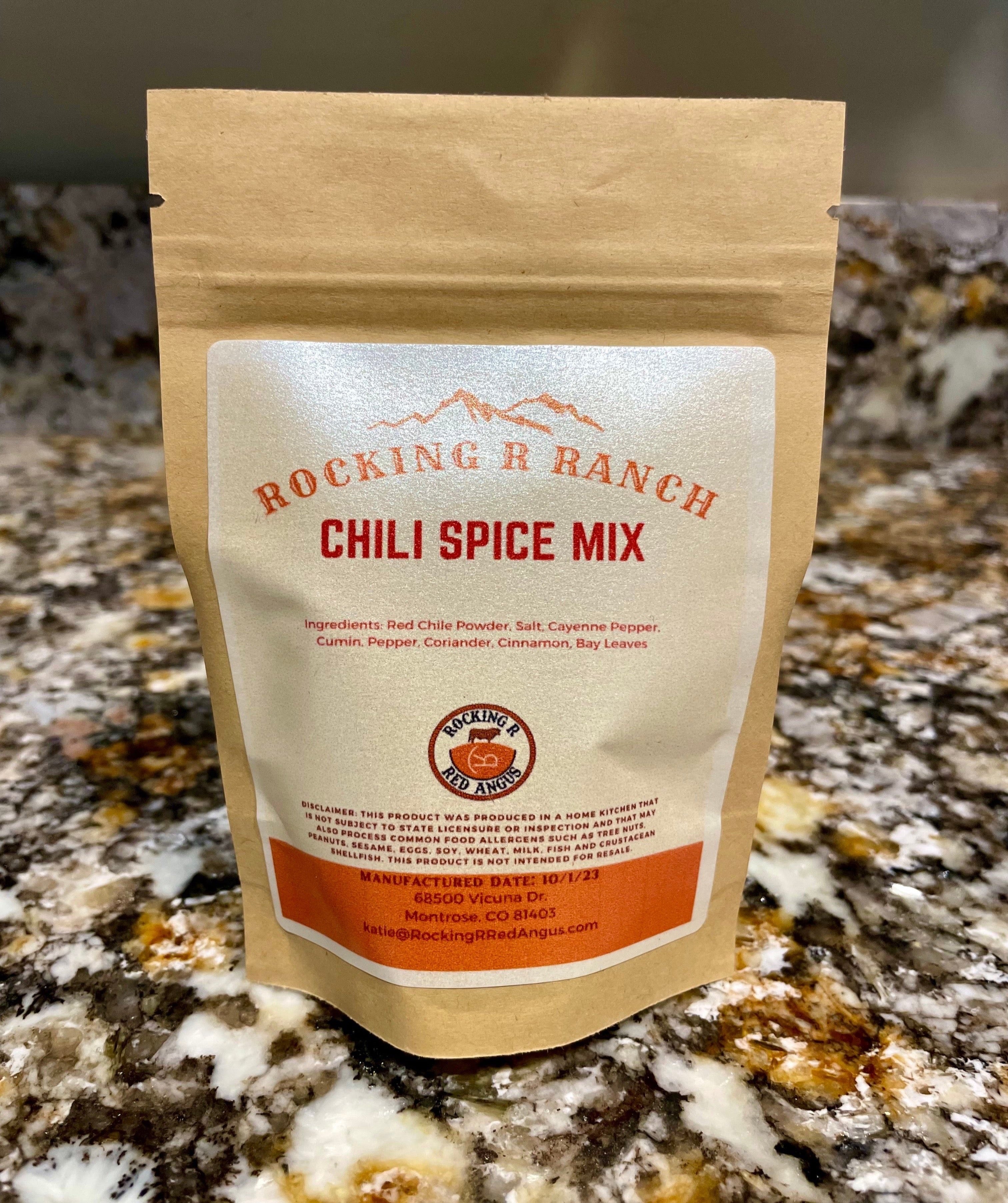 Rocker R Chili Spice Mix – Rocking R Beef